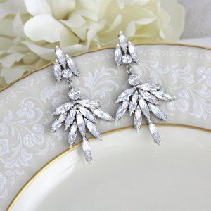 Rose Gold Bridal hair comb Crystal Bridal hair piece Wedding hair accessory Gold